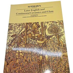Sotheby's Later English and Continental Ceramics and Glass London 1988 Auction C